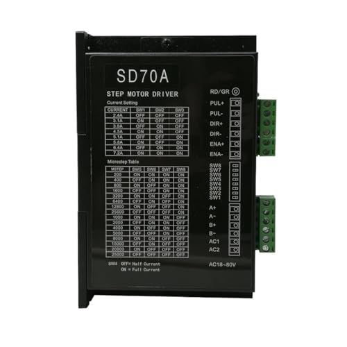 Pilote de moteur pas à pas SD70A élimine les vibrations du moteur 57/86