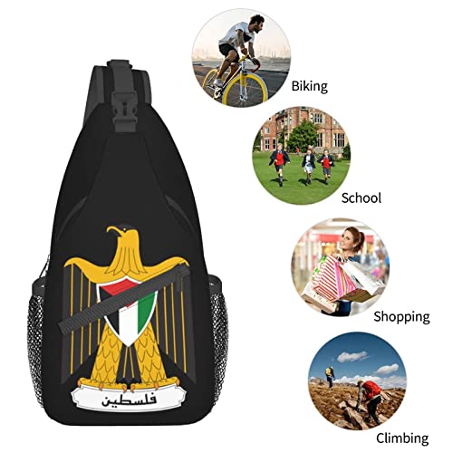 Mochila bandolera unisex de estilo palestino miniatura 7