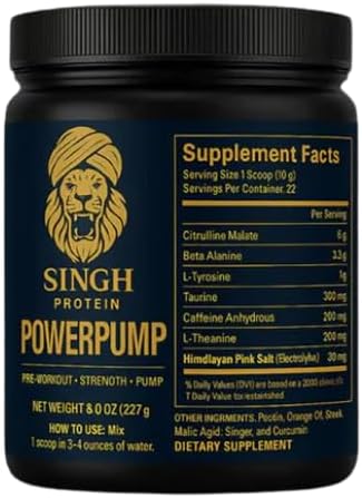 Singh PowerPump — Luxury Strength, Legendary Focus