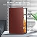 JETech Case for Samsung Galaxy Tab S8 Plus 2022 / S7 FE 2021 / S7 Plus 2020 12.4-Inch with S Pen Holder, Slim Folio Stand Protective Tablet Cover, Multi-Angle Viewing (Wine)