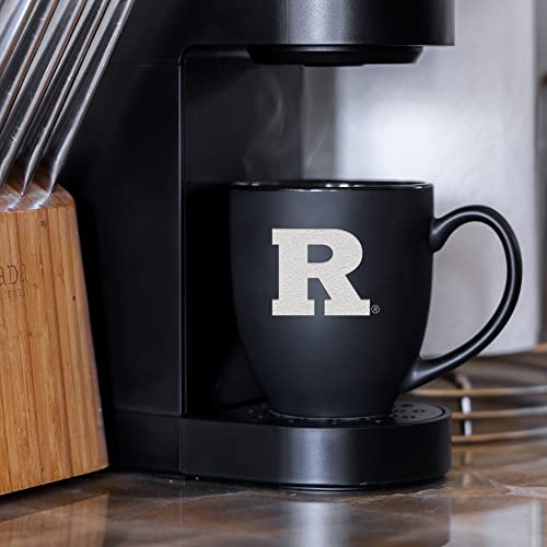Image of Rico Industries NCAA Primary 15-Oz Personalized Matte Black Bistro Mug - for Hot or Cold Drinks