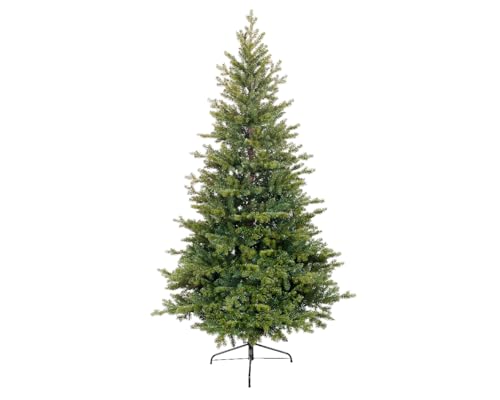 Lumineo Weihnachtsbaum, Grau/Weiß, Durchmesser 162,00 - H 270,00 cm
