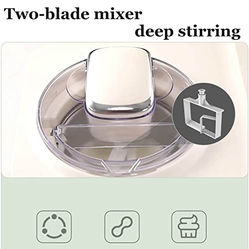 ZHANGTAOLF Eismaschine, 1,2 Quart Automatische Gefrierjoghurt, Sorbet und Eismaschine, Auto -Off -Timerfunktion… – Bild 3