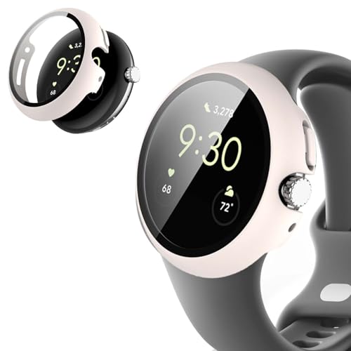 For Google Pixel Watch 4 45mm p P[X YAJOJO ی KXtB ̌^ Jo[ X}[gEHb` 3DȖʋtB GbW^b` hC菝 hՌ h~ Sʕی EȒP yzCgz