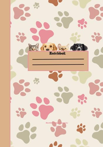 Cats and Dogs Inspired Notebook