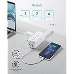 Anker-USB-C-Power-Strip-Surge-Protector300J6-Outlets-and-20W-Power-Delivery-for-iPhone-1413-3-Side-Outlet-Extender-5ft-Extension-Cord-for-TravelSchoolHomeDeskOfficeTUV-Listed