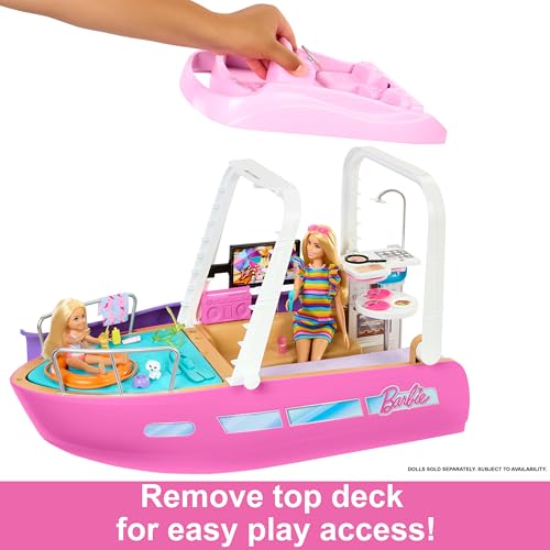 Barbie HJV37 Toy Boat Playset, Dream Boat thumb #3
