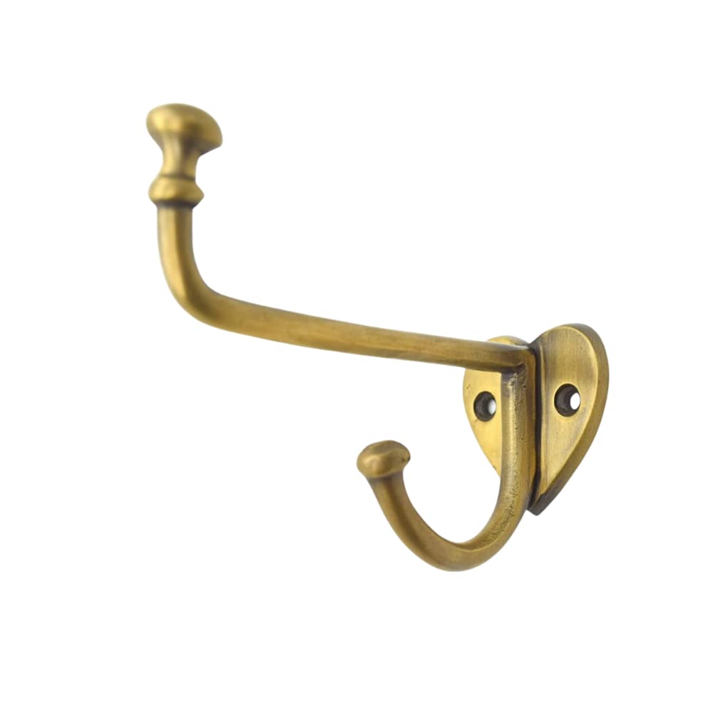 The Foundryman Love Heart Based Long Brass Hook from B&Q