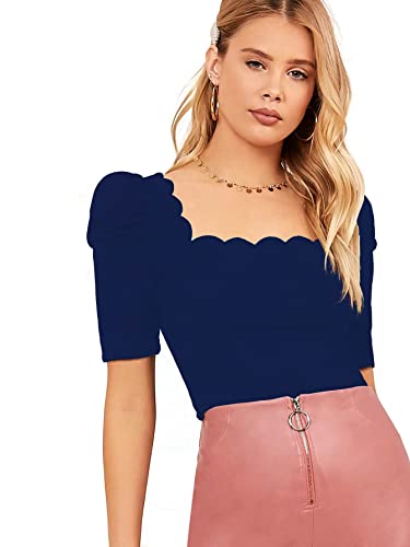 Image of Shasmi Women's Polyester Solid Slim Fit T-Shirt
