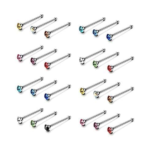 Nose Rings for Women & Girls | Stylish Fashion Nose Stud Collection | Traditional & Modern Design Nose Pins | Lightweight Daily Wear Nose Jewelry for Casual, Party & Festive Occasions-image-16