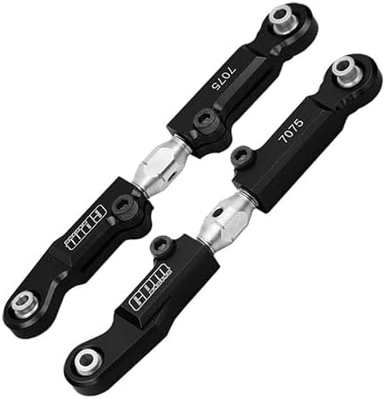 Aluminum 7075 + Stainless Steel Rear Camber Links for Tekno 1/10 MT410 2.0 4X4 Pro Monster Truck-TKR9501 Upgrade Parts - Black