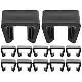 Cabilock 12 Stück Rattan Möbel Clips 425cm Sofa Befestigungen für Gartensofas Terrasse Korbmöbel Verbindungsklemmen ohne Werkzeug