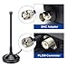 CB Radio Antenna with Magnetic Base, BNC Male Connector, 27MHz Mobile Antenna Compatible with AnyTone, Cobra CB Radio and Other Popular Models, 9-inch Height, Heavy Duty Magnet, for Cars and Trucks