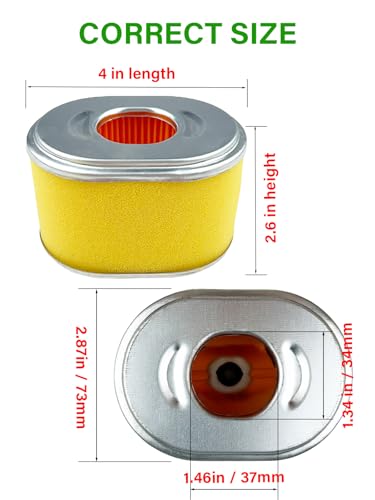 Image of AFZE18 GX160 GX200 Air Filter for Honda Predator Hemi 212 60363 Coleman Ct200u Bt200x MB165 MB200 covering engines of 159cc, 196cc, 212cc, with part number 17210-ZE1-505h.