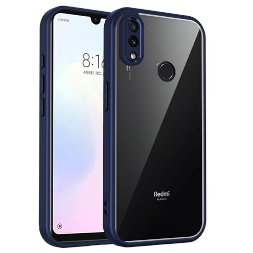 Listado de Xiaomi Redmi Note 7 Pro Walmart los 10 mejores. 33 Funda Lucyliy Compatible con Xiaomi Redmi Note 7 Pro Funda para Teléfono Diseño Esmerilado Anti-Caída Azul