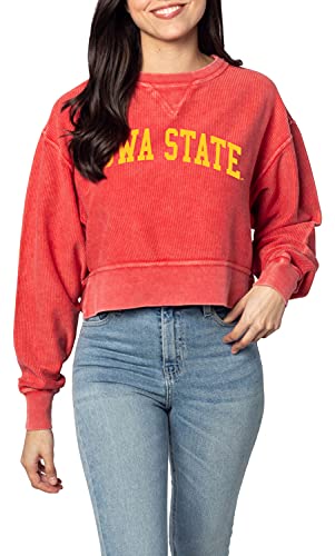 Image of chicka-d NCAA womens Corded Boxy Pullover