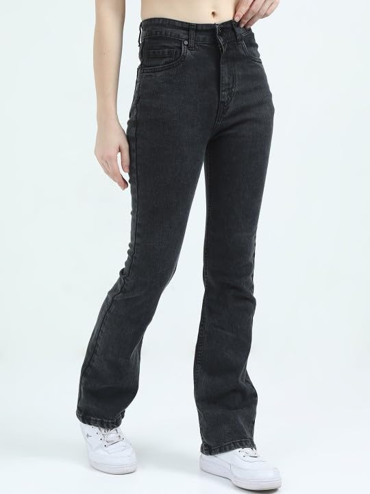 Image of Women's Bootcut High Rise Regular Length Denim Jeans
