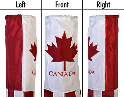Calcetín de viento de Canadá de 101 cm para decorar tu jardín o terraza 7
