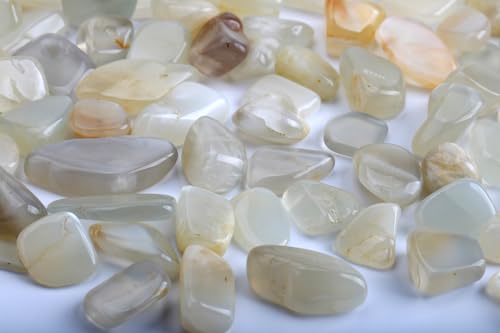 Image of ZenQ 1 lb Crystal Chips, Tumbled Stone Chips for Crafts | Polished, Undrilled Gemstones for Resin Art, Vase Filler, Plant Decor, Candle Making, and DIY Projects