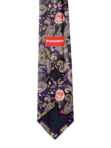 Image of BLACKSMITH Fashion Printed Tie for Men - Fashion Accessories for Blazer, Tuxedo or Coat.