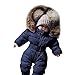 Schneeanzug Baby 0-24 Monate Junge Mädchen Herbst 56 80 86 92 Jungen 74/80 Born Fleece Strampler Spielanzug Jumpsuit Outfit Babykleidung Parka Jacke Mantel Winterjacke Kapuzenjacke Übergangsjacke
