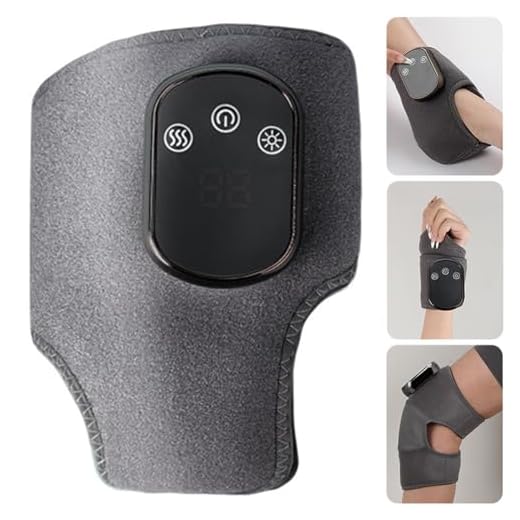 Masajeador de recuperación con 3 modo de vibración 5 Nivel de calor (A)