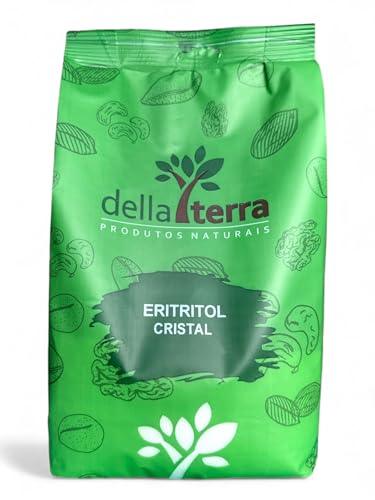 Eritritol Cristal Puro Adoçante Natural 1Kg Della Terra