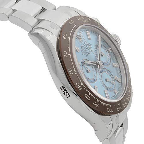 Image of Rolex Oyster Perpetual Cosmograph Daytona Ice Blue Dial Automatic Mens Chronograph Watch 116506