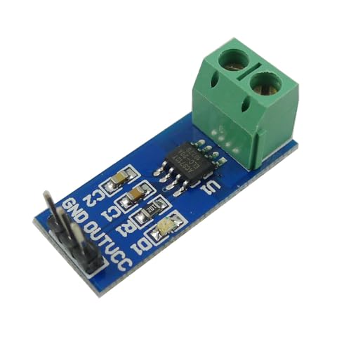 Ferwooh 43000003 Acs712 20A Range Power Sensor Module Chip Acs712Elc-20A Current Sensor Module Hall Sensor Measurement Module thumb #2