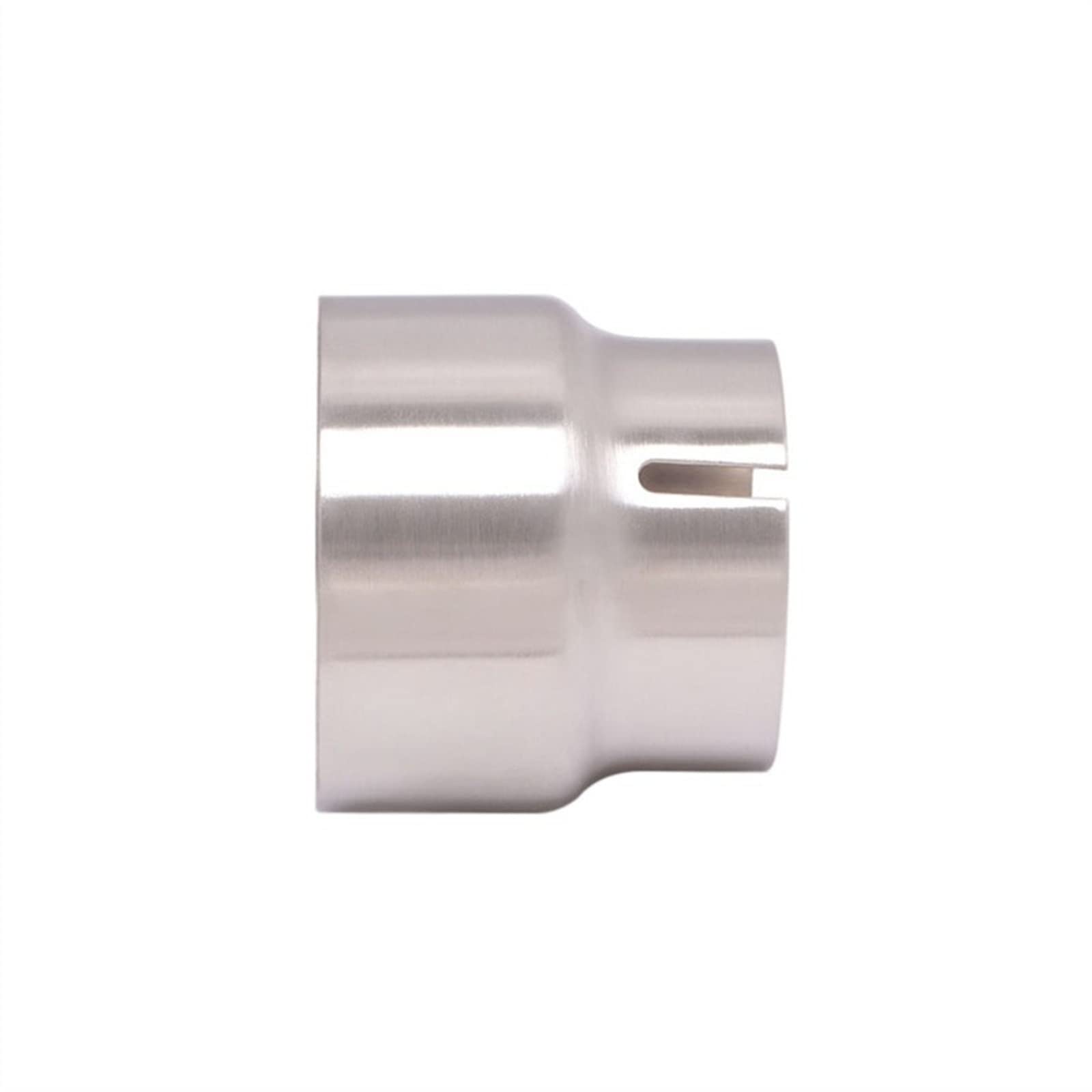 Motorfiets uitlaatpijp 54mm tot 77mm Tussen Rvs Reducer Adapter Rechte