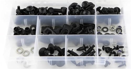 Kit visserie carénage ST1100 1990-2002 complet boulons et écrous rapides noirs pour carrosserie moto