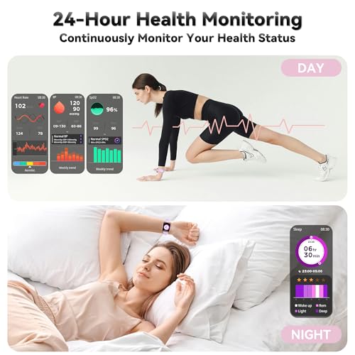 Image of Smart Watch for Men Women(Answer /Make Call), 1.83 inch Fitness Watch with Heart Rate /Blood Pressure /Blood Oxygen, Pedometer, Sleep Tracker,120+ Sport Modes, IP68 Waterproof Fitness Tracker for Android iOS