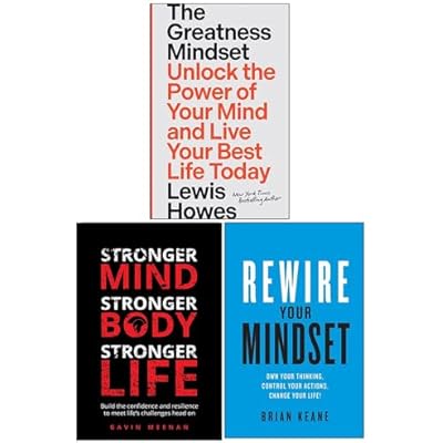 The Greatness Mindset [Hardcover], Stronger Mind Stronger Body Stronger Life, Rewire Your Mindset 3 Books Collection Set