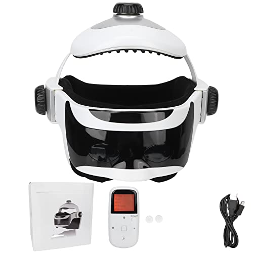 Masajeador de Casco Eléctrico, Máquina de Masaje de Cabeza de Alivio de Aire Multifuncional Kit, Música Conveniente Relajarse Moda Hogar Bricolaje
