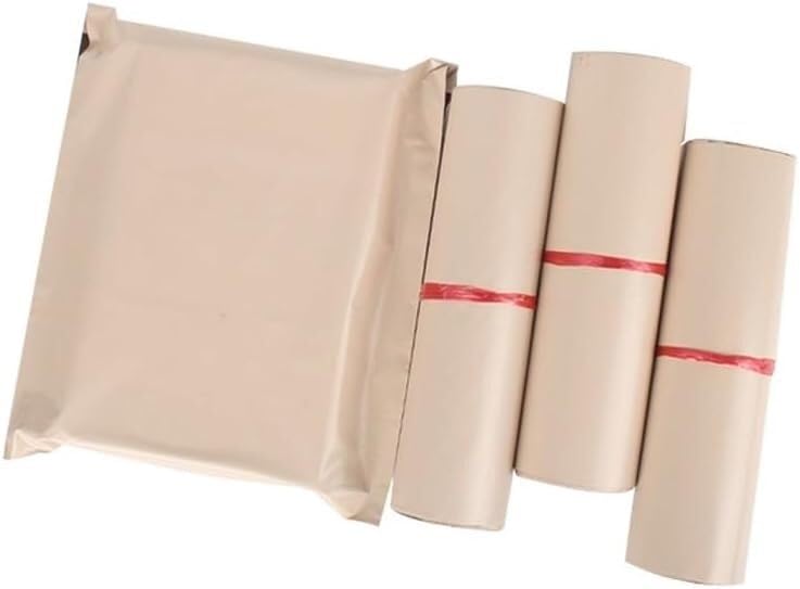 Sacchetti for pacchi, Sacchetti postali, Sacchetti postali, 50 pezzi/pacco Borsa for corriere Sacchetti for posta impermeabili beige Imballaggio Abbigliamento Busta espressa Buste for spedizioni posta