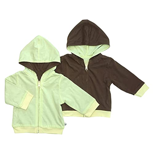 Babysoy Baby & Tot Unisex Reversible Zipper Hoodie Jacket