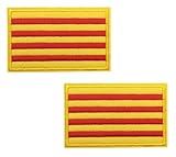 Parche Bordado Bandera Cataluña 7.5cm Para Planchar o Coser