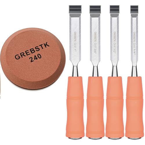 GREBSTK 5pcs Wood Chisel Set