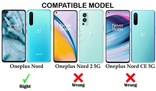Image of Jkobi Hard PC Crystal Bumper Shockproof Back Cover Case for OnePlus Nord with Camera Protection (Matte Black)