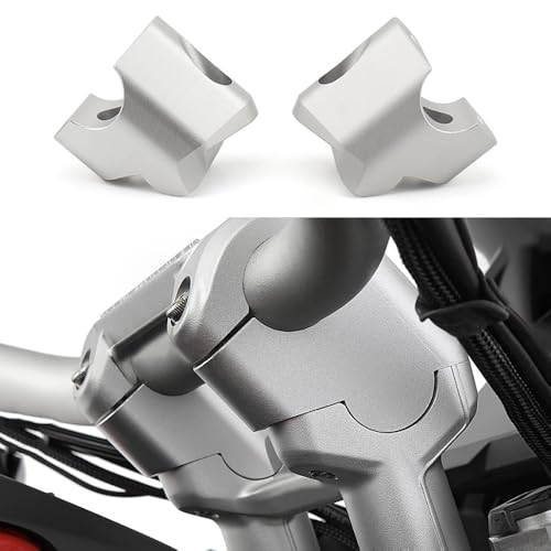 Multistrada V4 rehausseur de guidon argenté contre la fatigue - 2