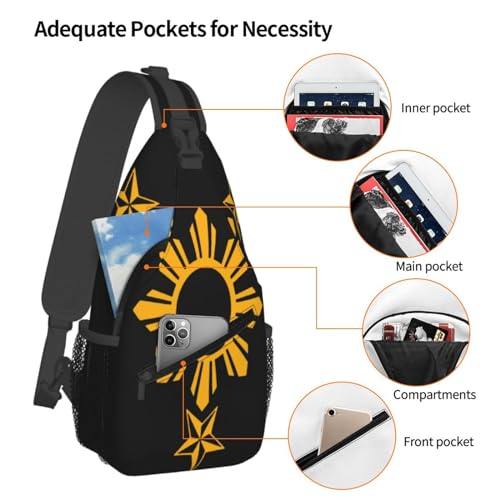 Mochila bandolera Filipinas para ciclismo y senderismo miniatura 3