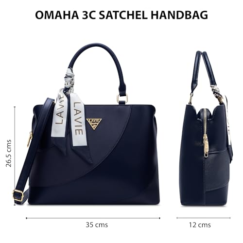 Image of Lavie Signature Women's Omaha 3C Satchel Handbag | Satchel Bag for Work | Ladies Purse | Stylish Shoulder Bag | Gift For Women
