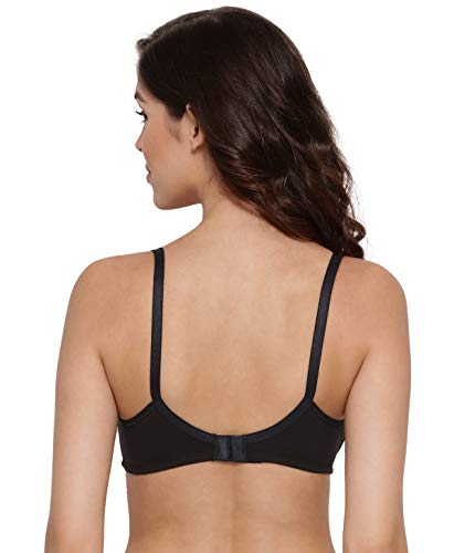 Image of Lyra Women's Moulded Encircled Bra(513) Pack of 2 White & Black,30B