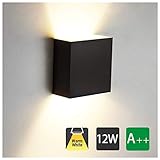2. Saving Ahorro de energía: Hecho con perlas de lámpara COB de alta calidad,controlador LED con diseño de protección contra cortocircuitos. Más respetuoso con el medio ambiente es que esta lámpara de pared con LED ahorra mucha energía, lo que le ayuda a ahorrar una gran cantidad de facturas de electricidad. Nota: la lámpara solo puede iluminar la pared, no toda la habitación.