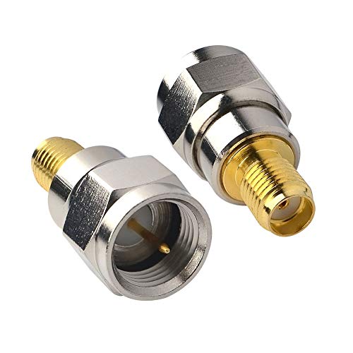 Adaptador onelinkmore F macho a SMA hembra coaxial pack 2 miniatura 4