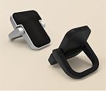 Portable Keyboard Riser, Mini Invisible Laptop Stand for Desk Computer Keyboard MacBook Notebook Stand Riser Aluminum (2PCS) (Black)