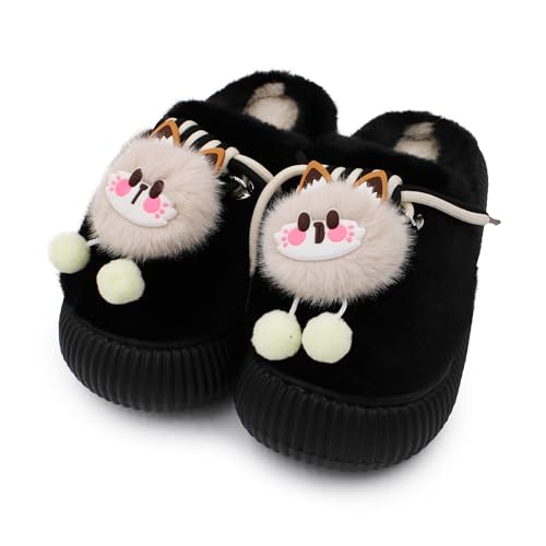 Image of VRITRAZ Women's Comfort Slip On Closed Toe Warm Winter with Cute Design print House Clog Indoor Slipper