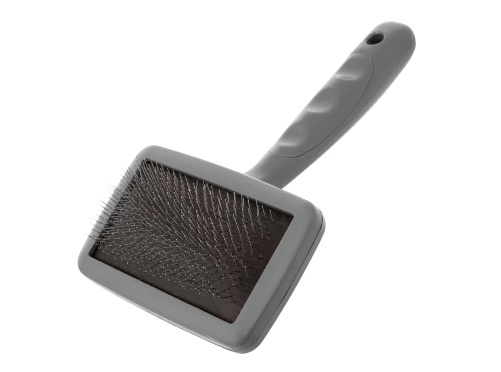Furrish Soft Slicker Brush - Gentle Pet Grooming Tool - Effective Coat Detangling - Ideal for Dog Grooming - Promotes Healthy and Shiny Fur - Small