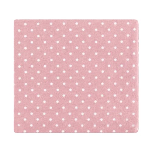 Image of Hudson Baby Unisex Baby Cotton Poly Flannel Receiving Blankets, Blush Navy Floral, One Size