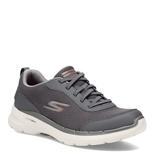 Image of Skechers Men's Gowalk 6-Athletic Workout Walking Shoes with Air Cooled Foam Sneakers, Charcoal 2, 12 X-Wide